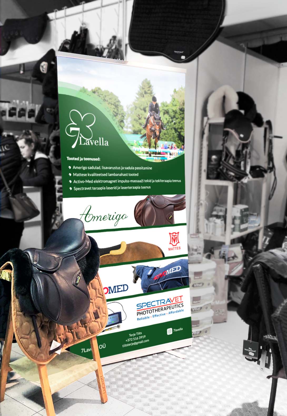 Large-format Print Design for 7Lavella